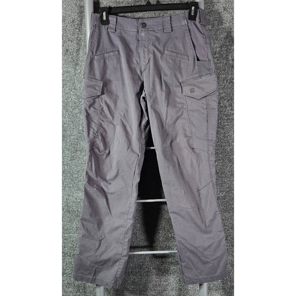 5.11 Tactical Mens Cargo Pants Charcoal Grey Ripstop Utility Workwear 32x29